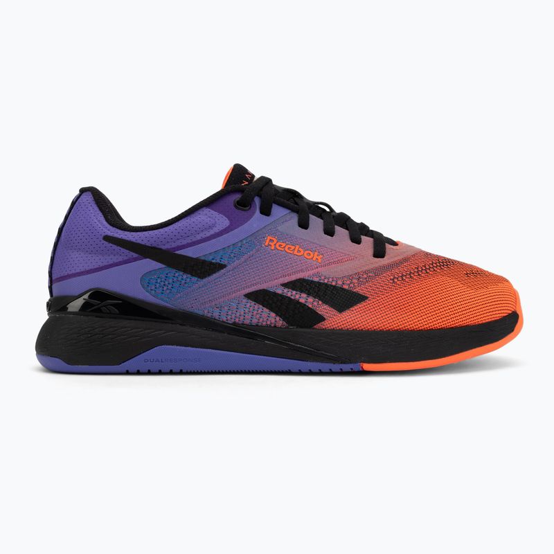 Training shoes Reebok Nano X5 ftw white/flash orange/royal purple 2