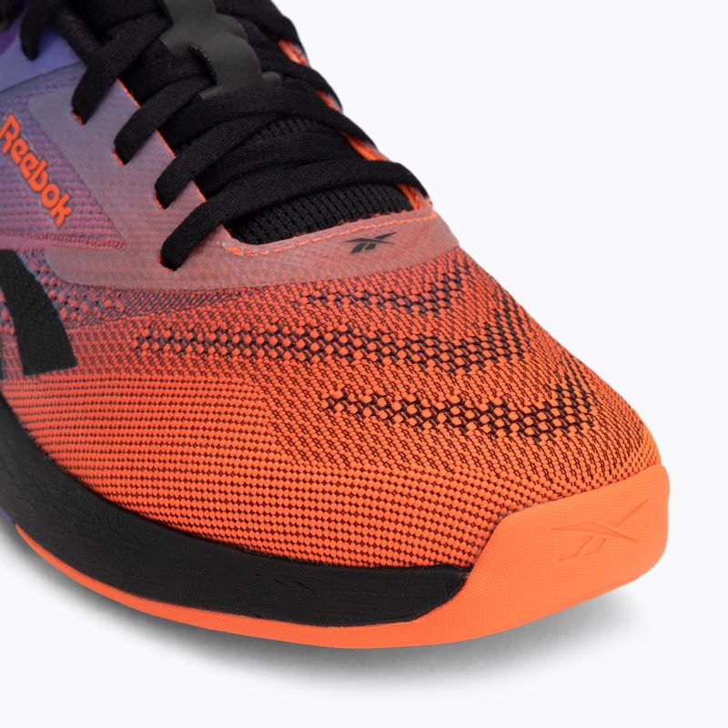 Training shoes Reebok Nano X5 ftw white/flash orange/royal purple 7
