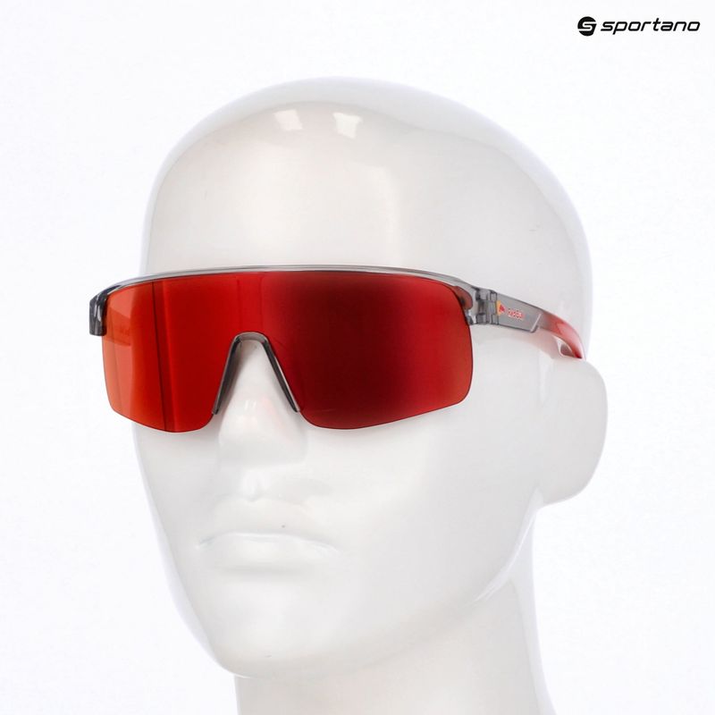 Sunglasses Red Bull SPECT Dakota light grey/brown with red-orange mirror 7