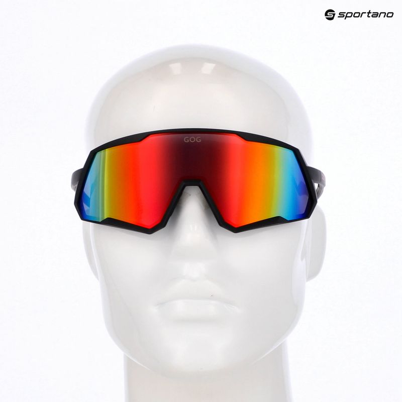 Sunglasses GOG Tove matt black/reflex black/red 5