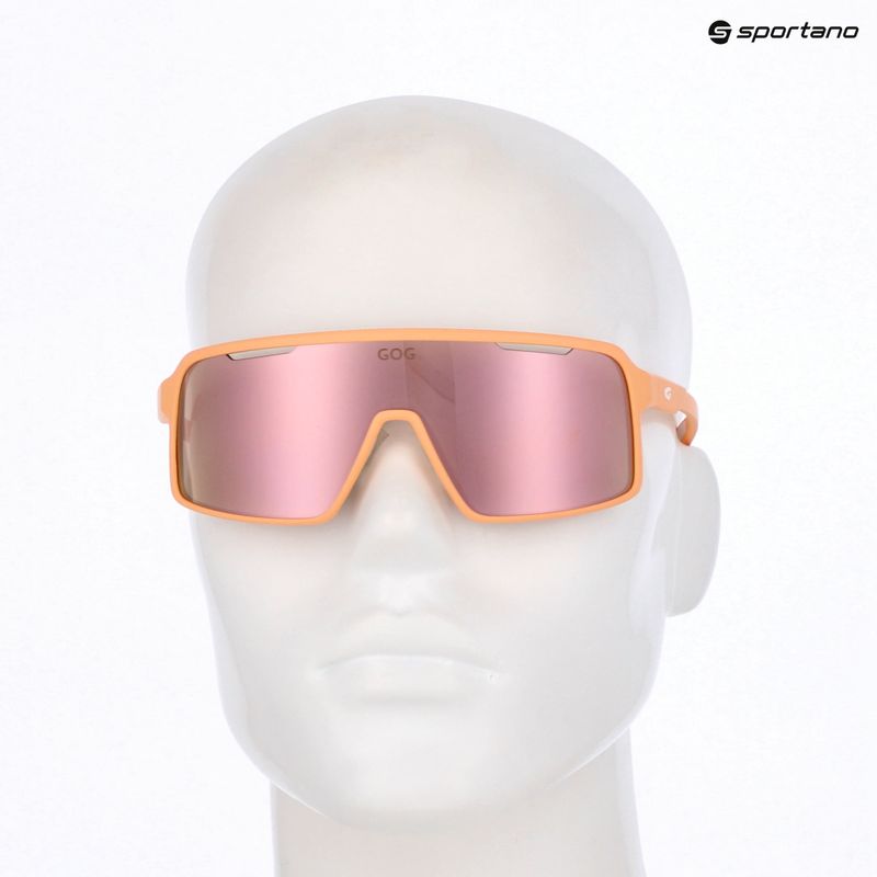 Sunglasses GOG Enki matt orange/white reflex rose/gold 5