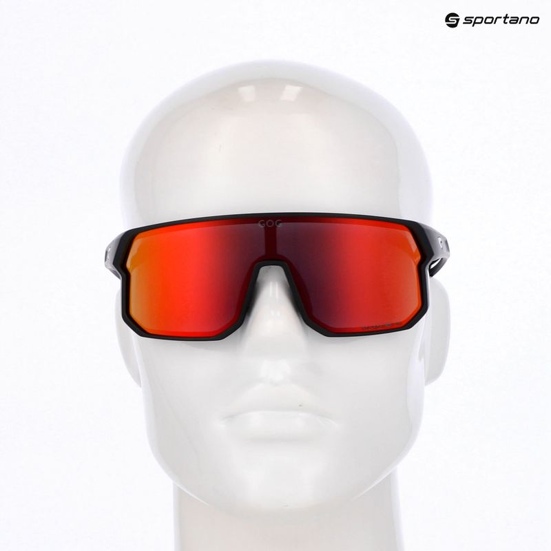 GOG Vidar matt black/reflex black/red sunglasses 6