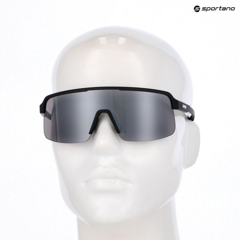 Sunglasses Uvex Dyrt black matt/mirror silver 7