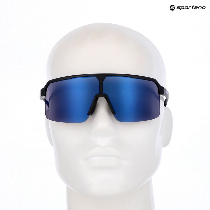 Sunglasses UVEX Ramp black matt/mirror blue 7