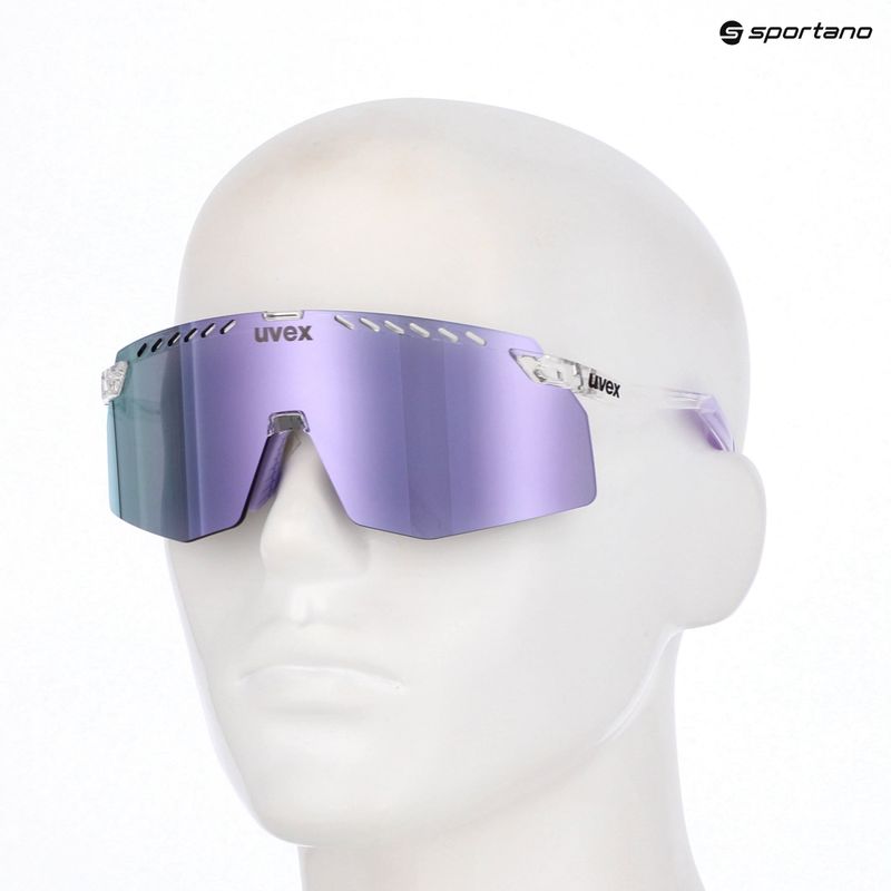 Sunglasses UVEX Pace Stage clear/mirror pink 7