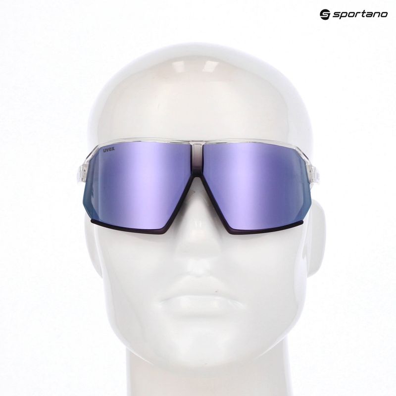 UVEX Sportstyle 237 clear/metallic purple/mirror lavender sunglasses 7