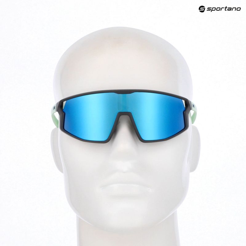UVEX children's sunglasses Skyryse Jr grey/green matt/mirror blue 7