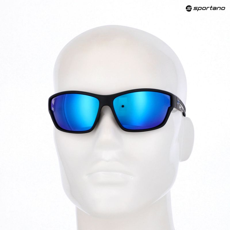 UVEX Sportstyle 806 black matt/mirror blue sunglasses 7