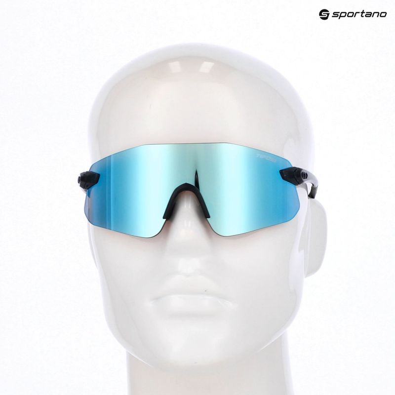 Tifosi Vogel SL crystal smoke/smoke bright blue sunglasses 5