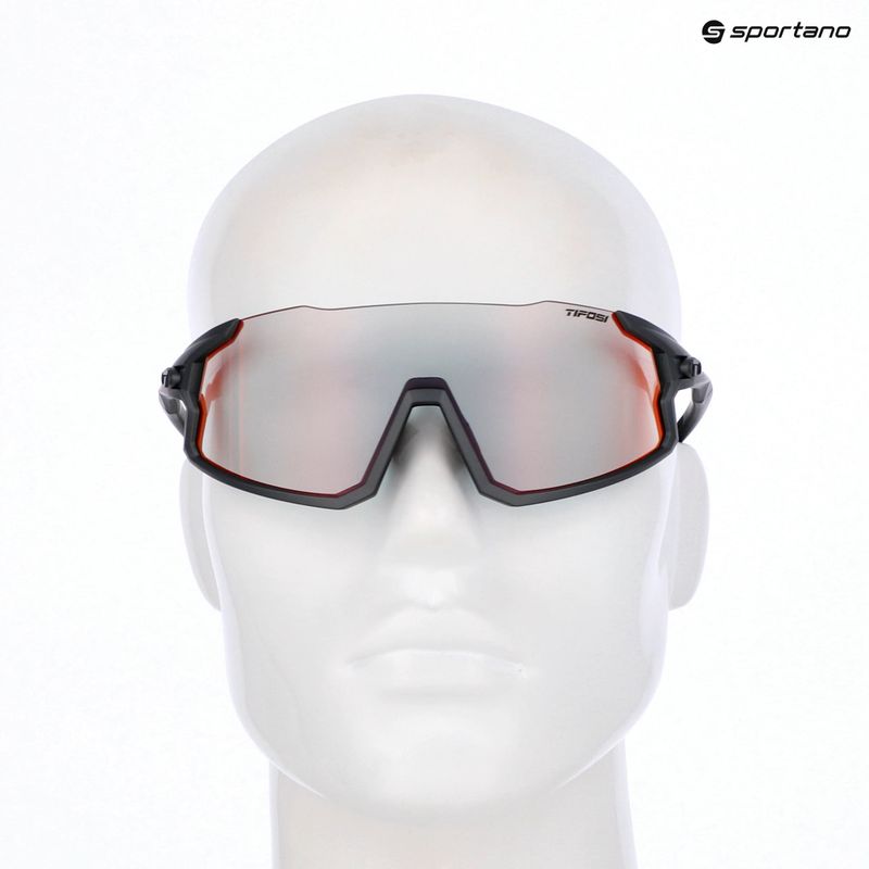 Tifosi Stash Clarion Fototec matte gunmetal/clarion red photochromic sunglasses 5