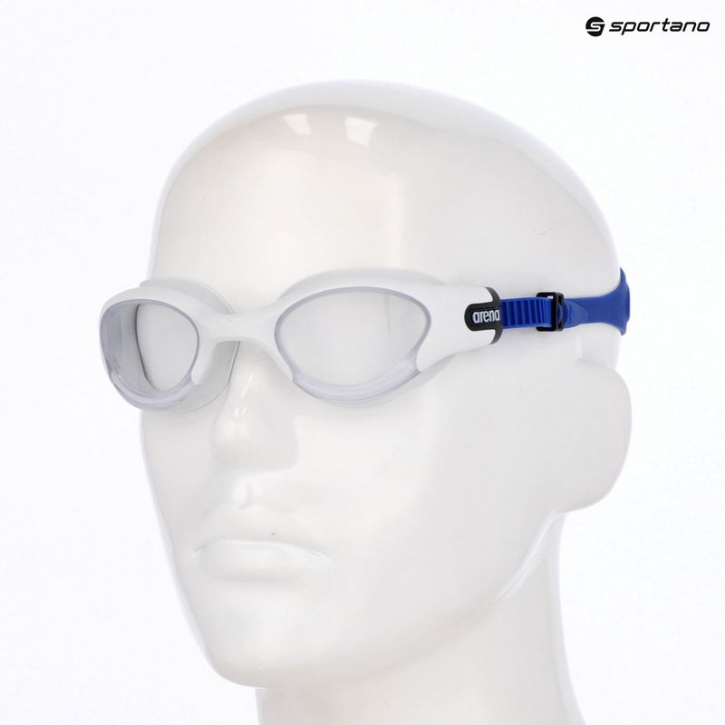 Swim goggles arena The One Plus clear/white/blue 10