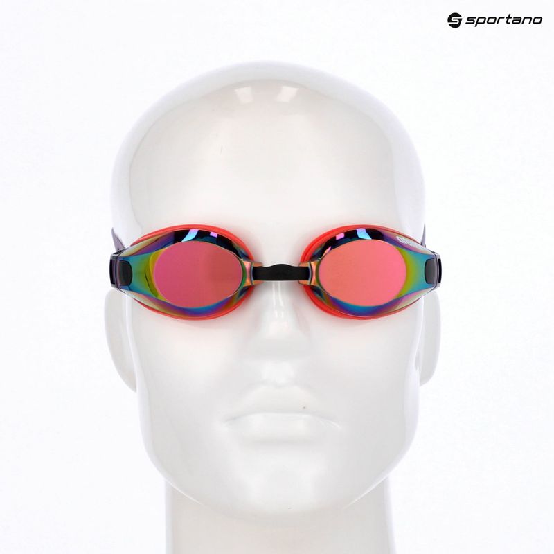 Arena Zoom X-Fit Mirror copper/bright coral/plum swimming goggles 9