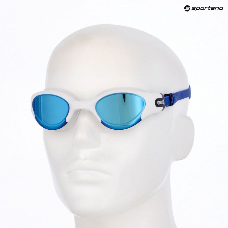 Swim goggles arena The One Plus Mirror blue mirror/white 10