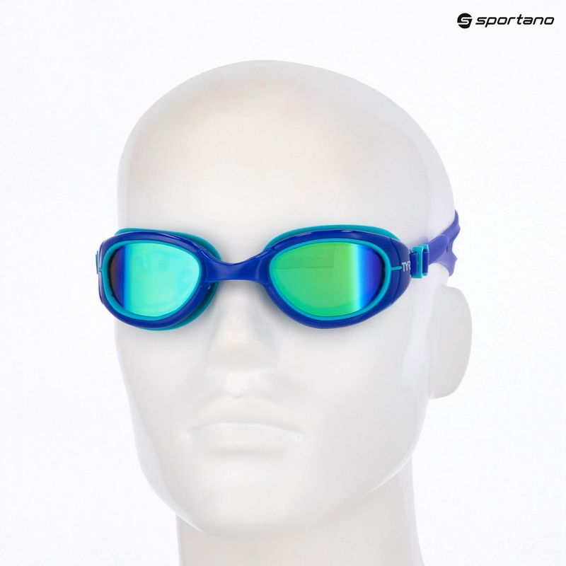 Swim goggles TYR Special Ops 2.0 Mirrored royal / aqua 3