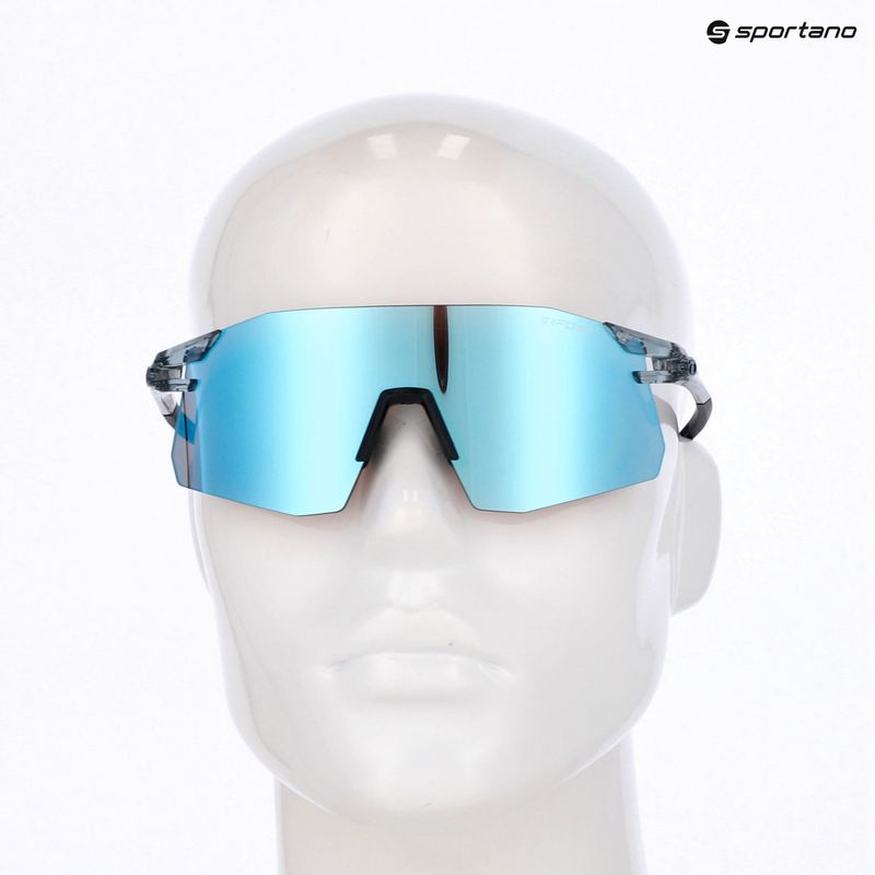 Sunglasses Tifosi Moab XC Clarion crystal smoke/clarion blue/ac red/clear 10