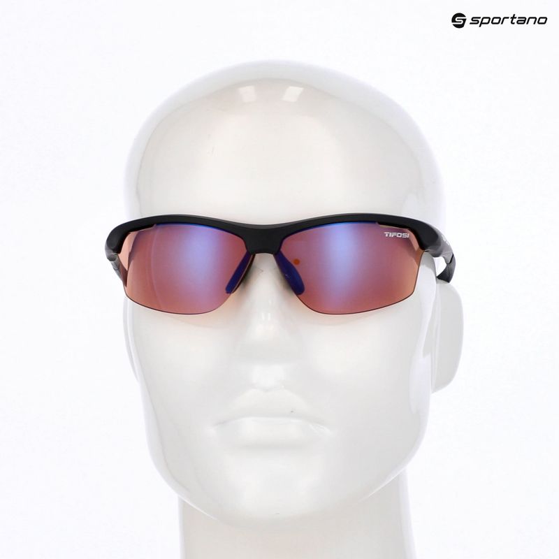 Tifosi Intense matte black/ac red sunglasses 7
