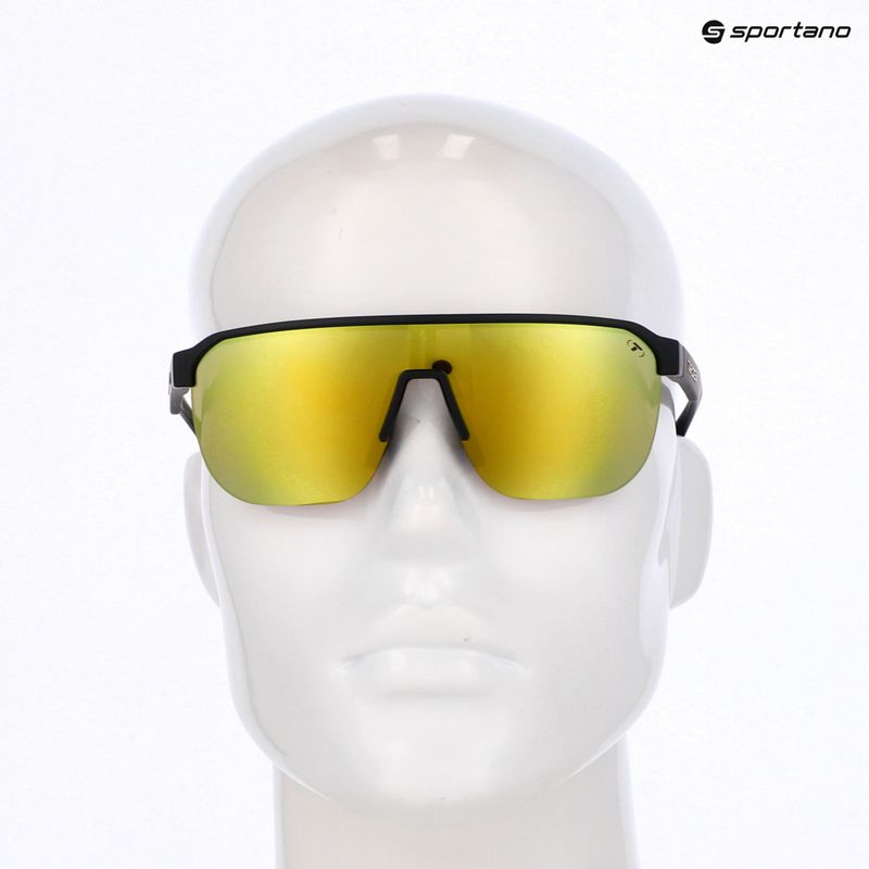 Sunglasses Tifosi Sanctum SL matte black/smoke yellow mirror 4