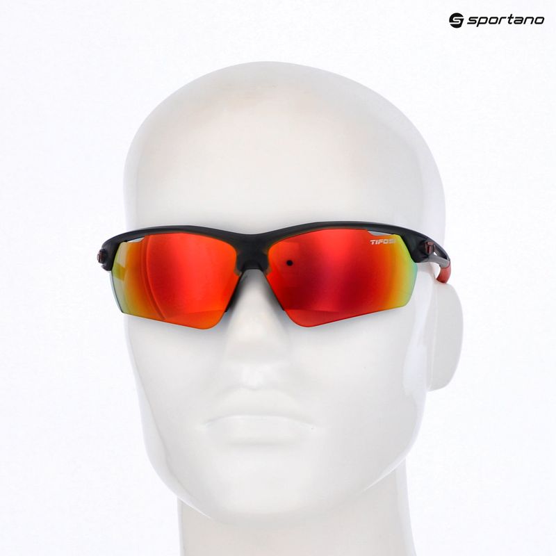 Sunglasses Tifosi Navar FC satin vapor/smoke red mirror 5