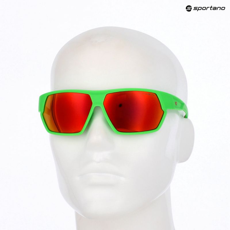 GOG Zonda matt neon green/red sunglasses 12