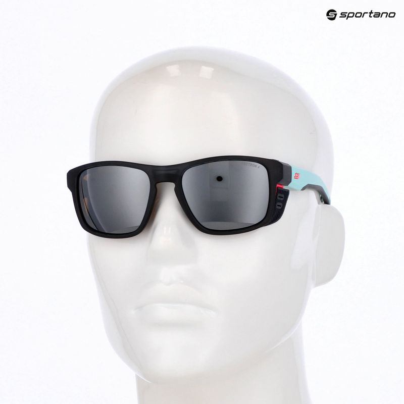 Julbo Shield M Spectron translucent black/light blue/pink sunglasses 9