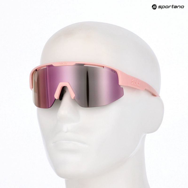 Bliz Matrix matte powder pink/brown rosé multi sunglasses 6