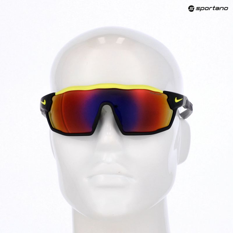 Nike Show X Rush matte black/field tint sunglasses 8