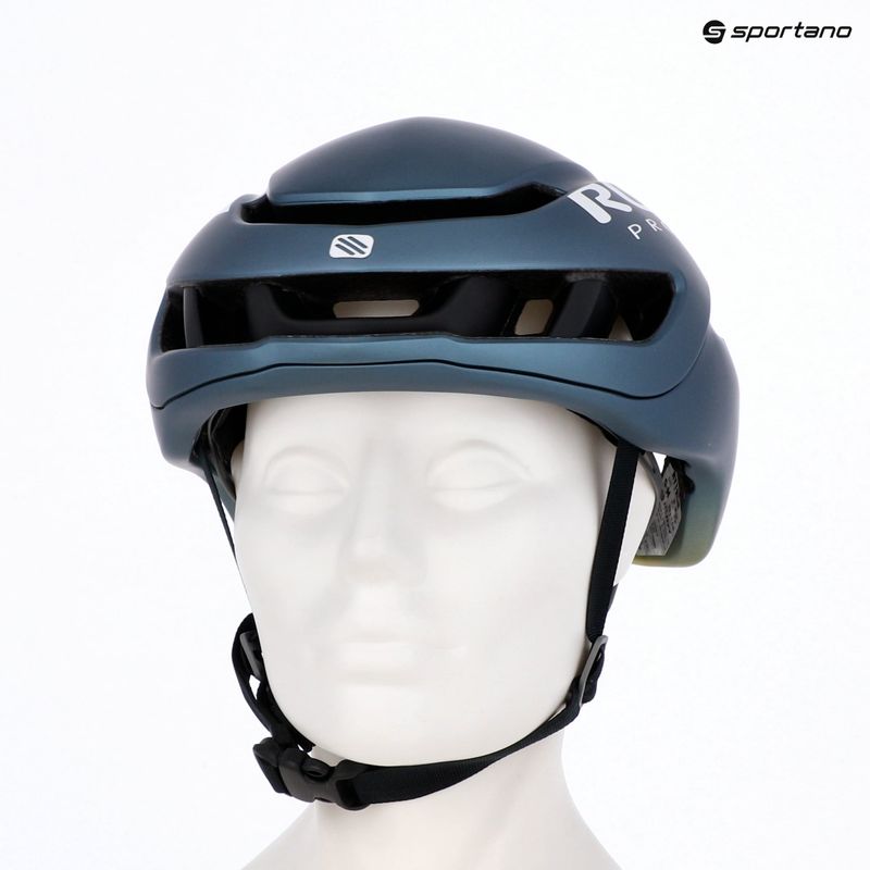 Bike helmet Rudy Project Nytron blue avio/apple green metal matte 7