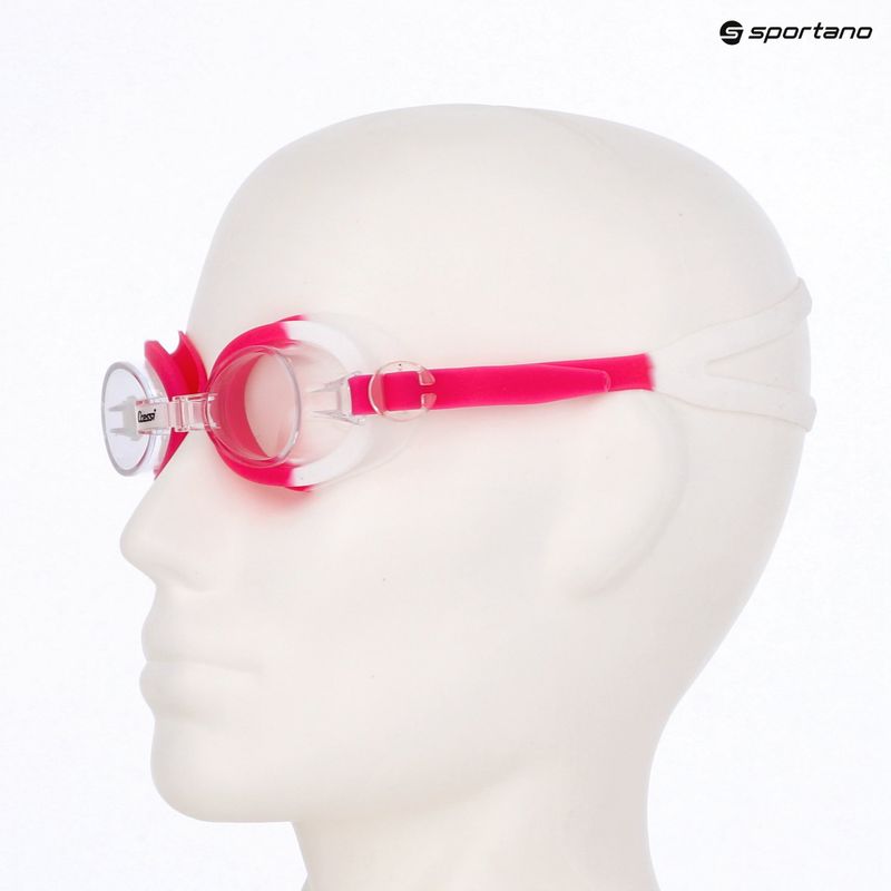Cressi Starfish children's swimming goggles white/pink 7