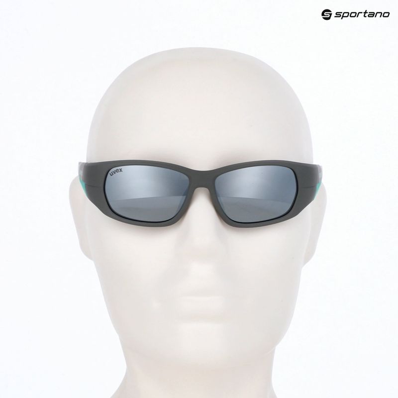 UVEX children's sunglasses Sportstyle 514 grey matt/mirror silver 10