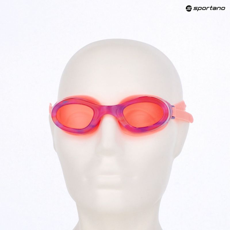 Children's swim goggles Speedo Futura Hydrospex Printed Jr pink lemonade chilly dye/vermillion 3