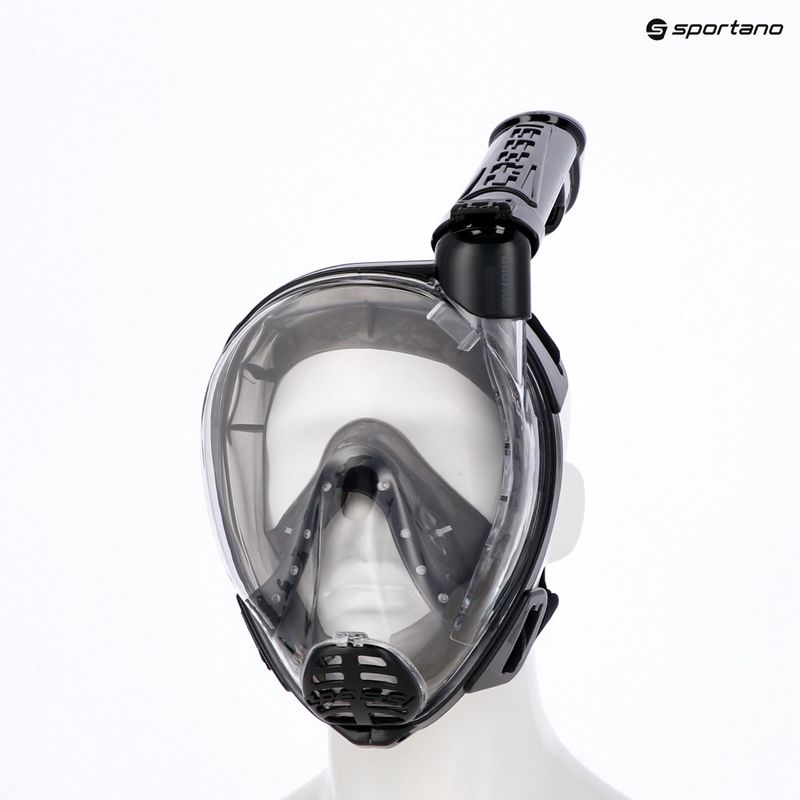 Full-face snorkelling mask Cressi Komodo Full Face black/black 15