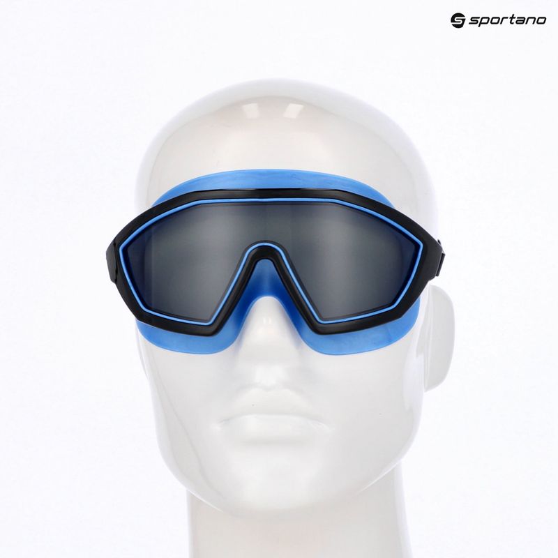 RAS Space Pro royal blue scuba mask 3