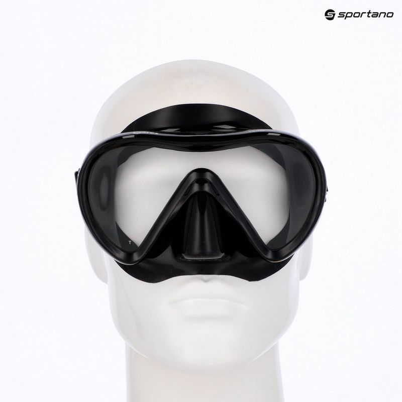 Mares Vento black/black snorkelling mask 5