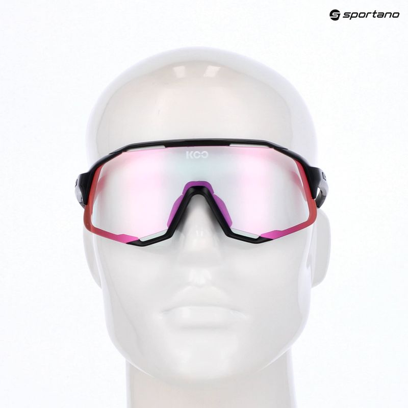 Koo Demos black/photochromic fuchsia sunglasses 6