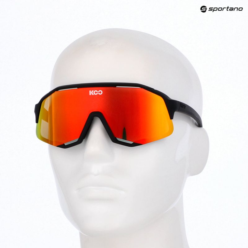 Koo Demos black matt/red mirror sunglasses 9