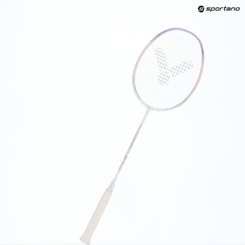 Badminton racket VICTOR Thruster K 66 AJ white/purple 5