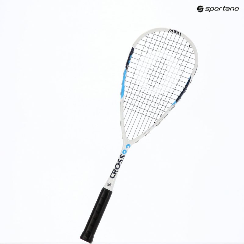 Squash racket Oliver Cross 9.2 white/blue 11