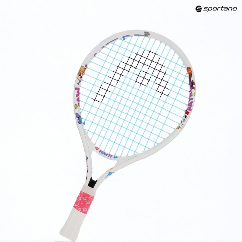Children's tennis racket HEAD Paw 17 white 13