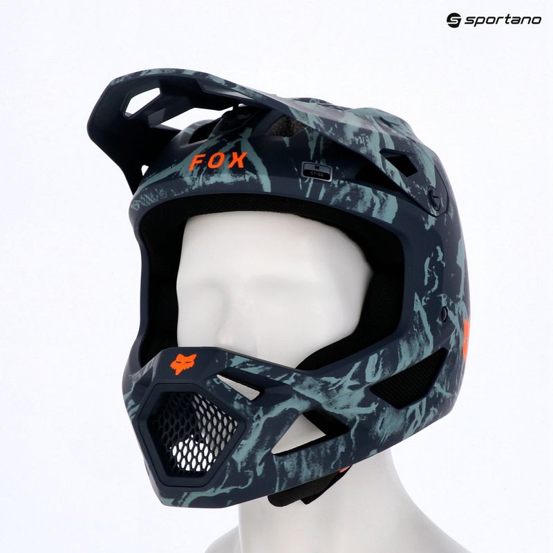 Bike helmet Fox Racing Rampage Img Print arctic blue 7