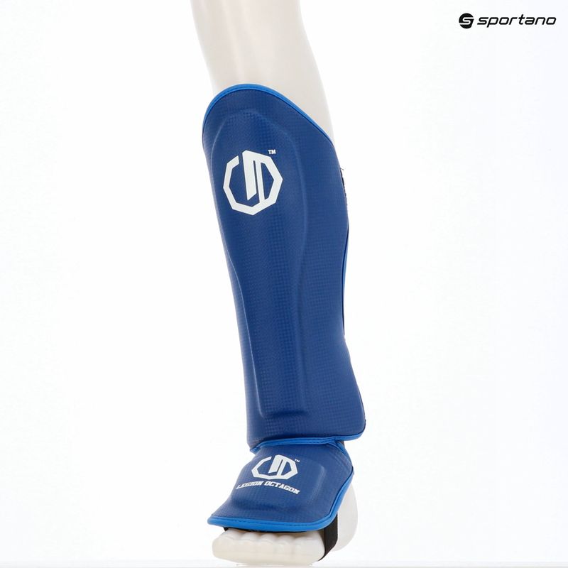 Foot and tibia protectors Octagon Legion Kevlar blue 5