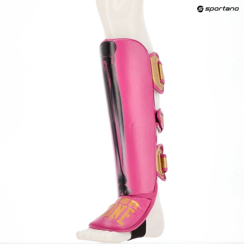 Foot and shin guards LEONE 1947 Leone X pink 9