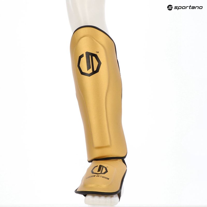Foot and shin guards Octagon Legion Kevlar gold 5