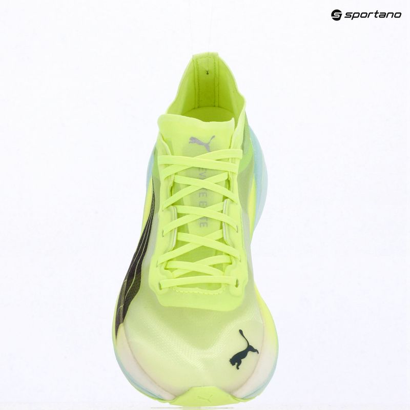 Women's running shoes PUMA Deviate Nitro Elite Racer yellow/green/blue/grey/white/black 9