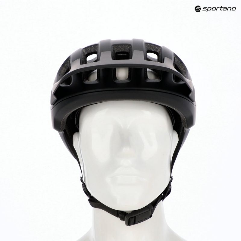 Bike helmet POC Cularis uranium black matt/hydrogen white w. logo 15