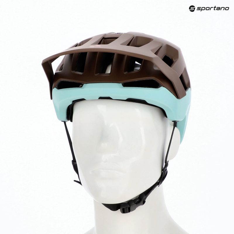 Bike helmet POC Kortal Race MIPS bronzite brown matt/lazurite blue matt 6