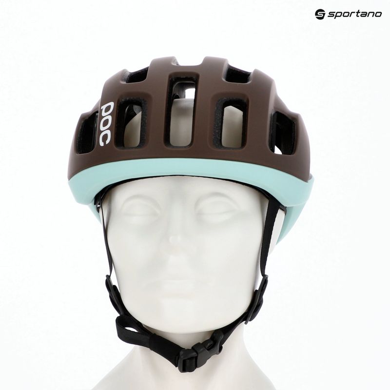 Bike helmet POC Ventral Air MIPS bronzite brown matt/lazurite blue matt 6