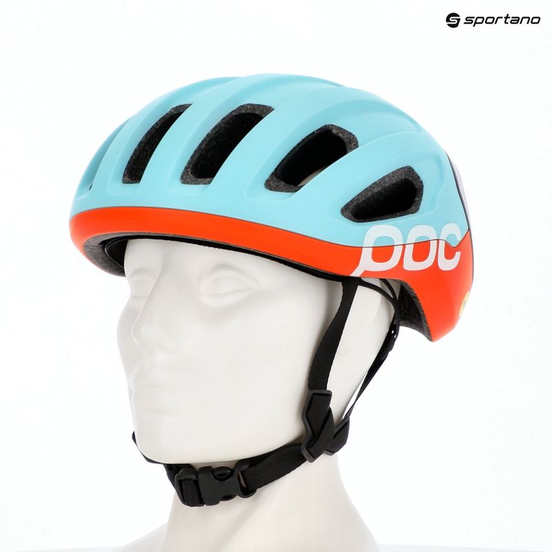Bike helmet POC Amidal indicolite blue matt/carnelian orange matt 13