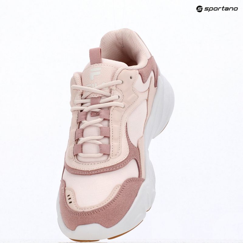 FILA Collene Logo shoes in pale mauve/white 16