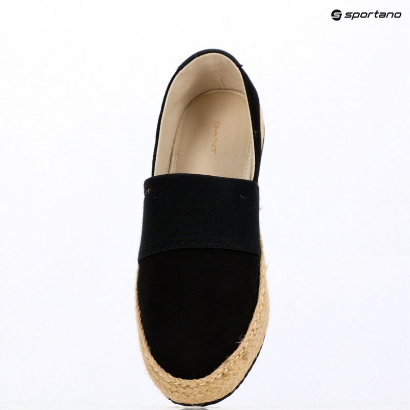 Women's espadrilles GANT Raffiaville black 16