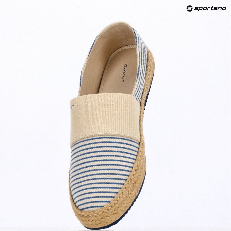 Women's espadrilles GANT Raffiaville blue/cream 16